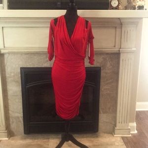 Boston Proper Sexy Red Dress